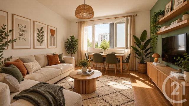 Appartement F3 à vendre - 3 pièces - 54.25 m2 - LA COURNEUVE - 93 - ILE-DE-FRANCE - Century 21 Immo Conseil